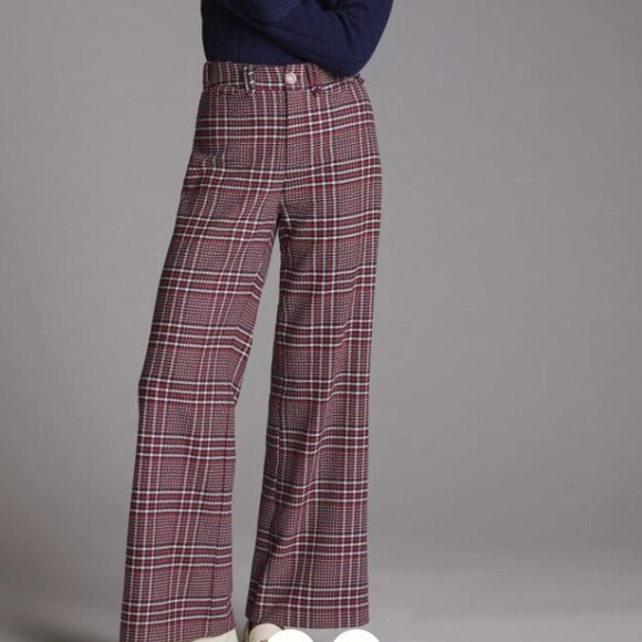 Maeve Pants - Maeve by Anthropologie Size 8 Plaid Fare Pants (NWT- SO)